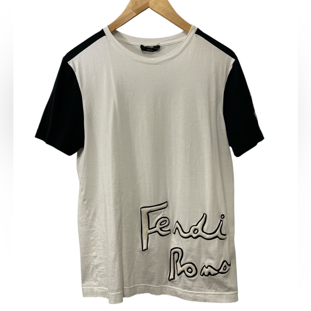 Fendi Crew Neck T shirt with Logo